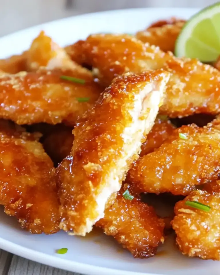 Homemade Crunchy Honey Lime Chicken Recipe photo
