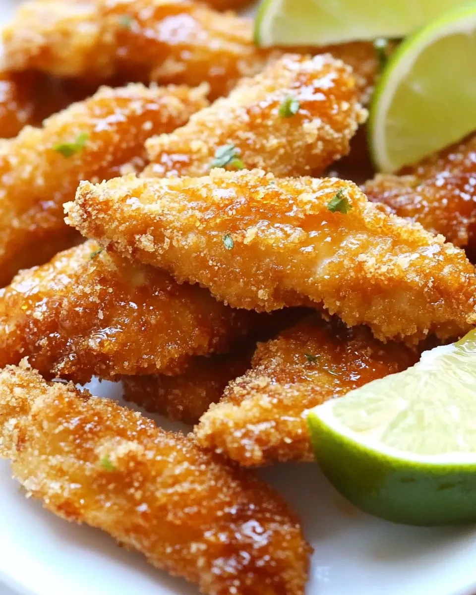Classic Crunchy Honey Lime Chicken Recipe image