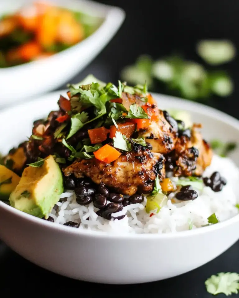 Easy Cuban Black Beans Chicken With Rice photo