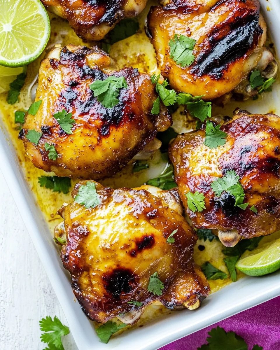 Easy Cuban Mojo Chicken Thighs recipe photo
