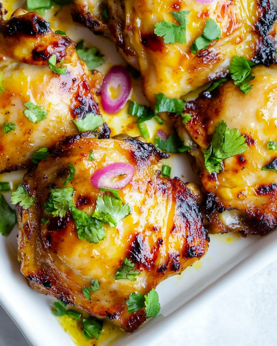 Delicious Cuban Mojo Chicken Thighs shot