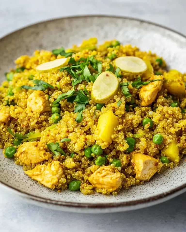 Homemade Curried Quinoa Chicken Salad photo