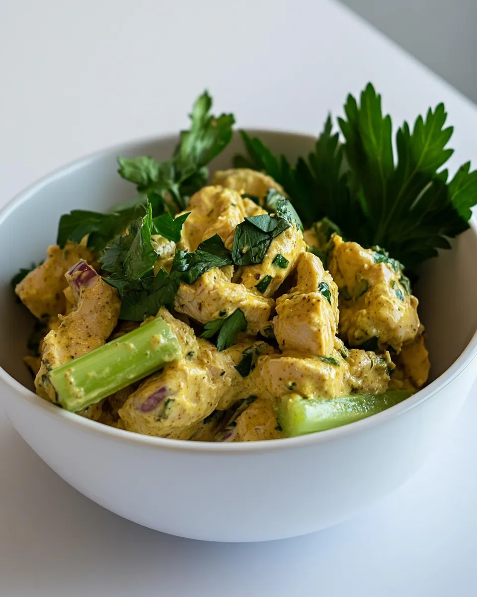 Classic Curry Chicken Salad with Celery image