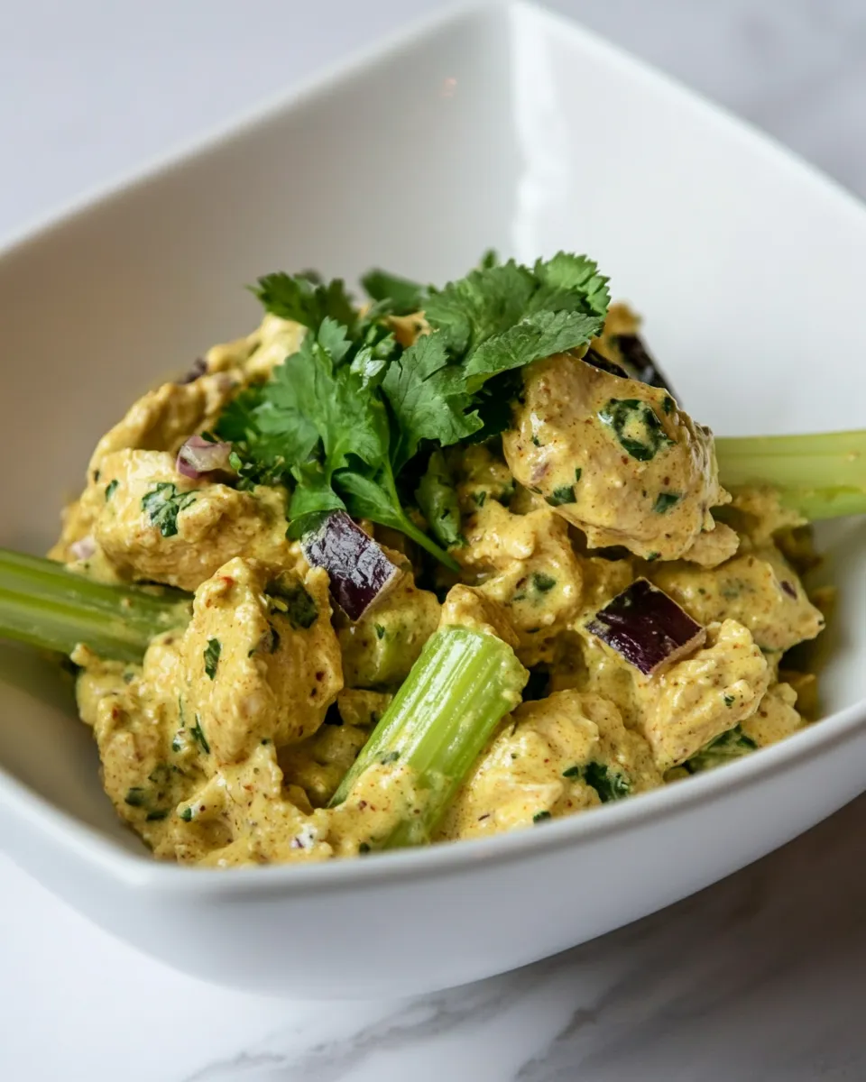 Easy Curry Chicken Salad with Celery recipe photo