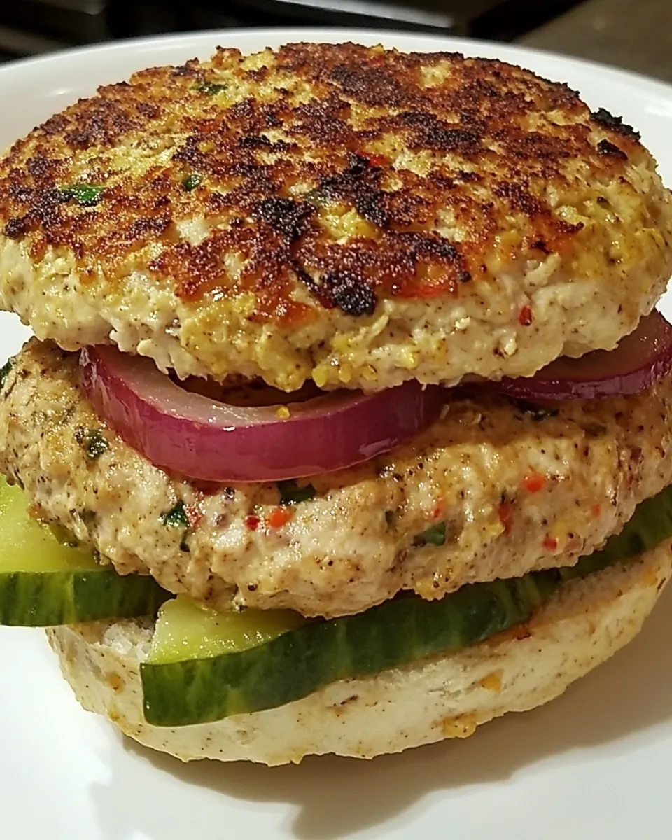 Classic Curry Turkey Burgers recipe photo