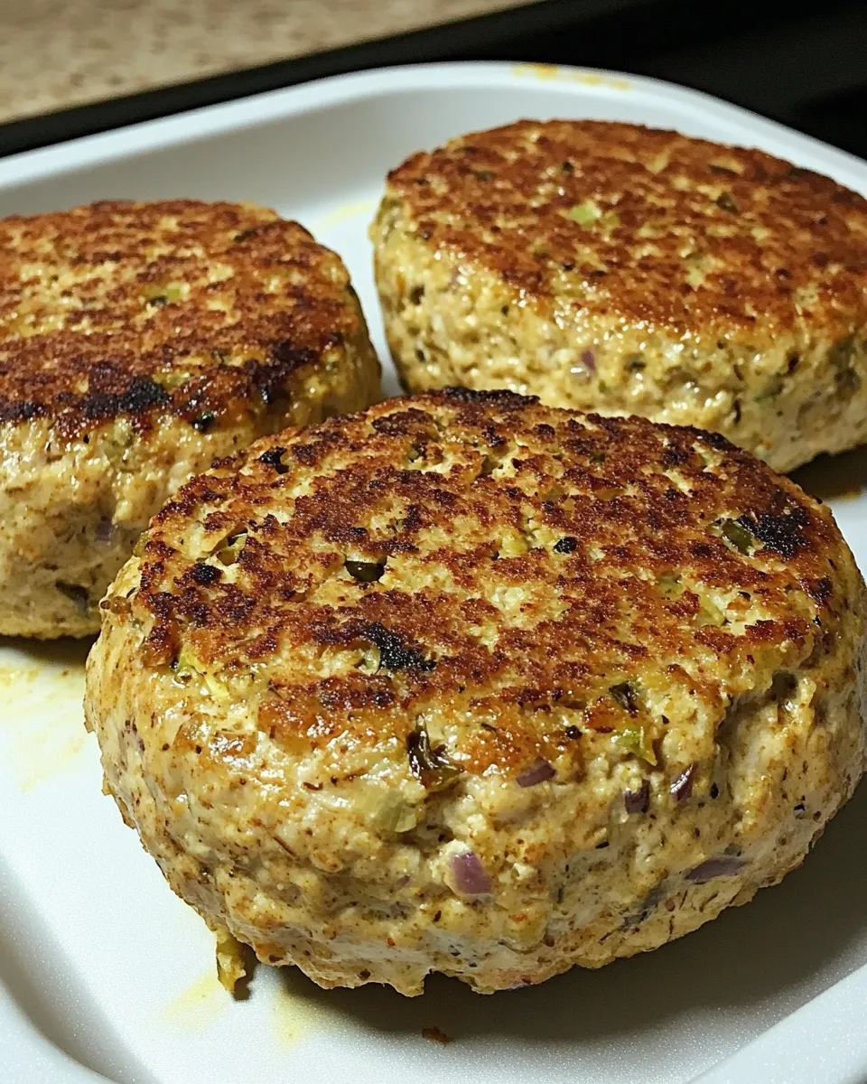 Easy Curry Turkey Burgers dish photo