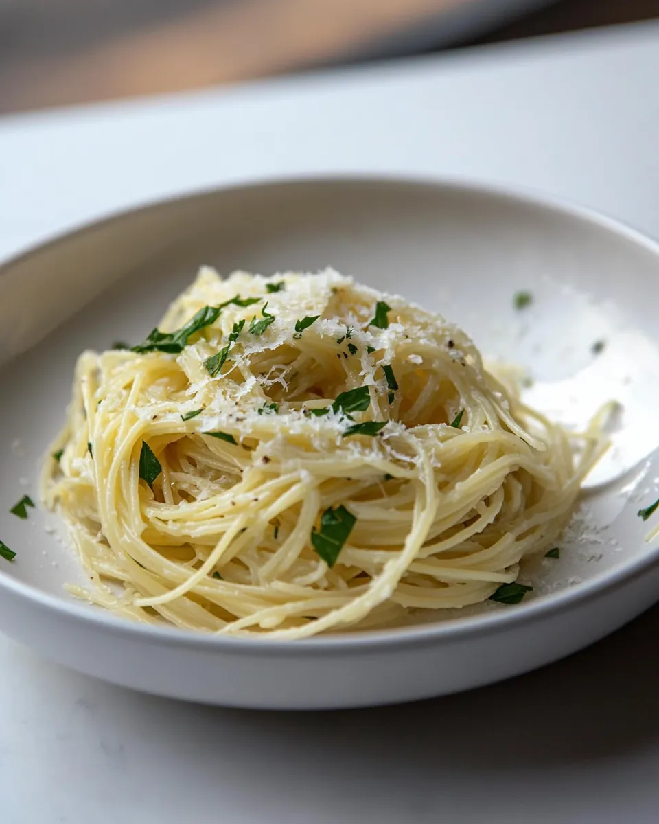 Classic Delicious Angel Hair Pasta image