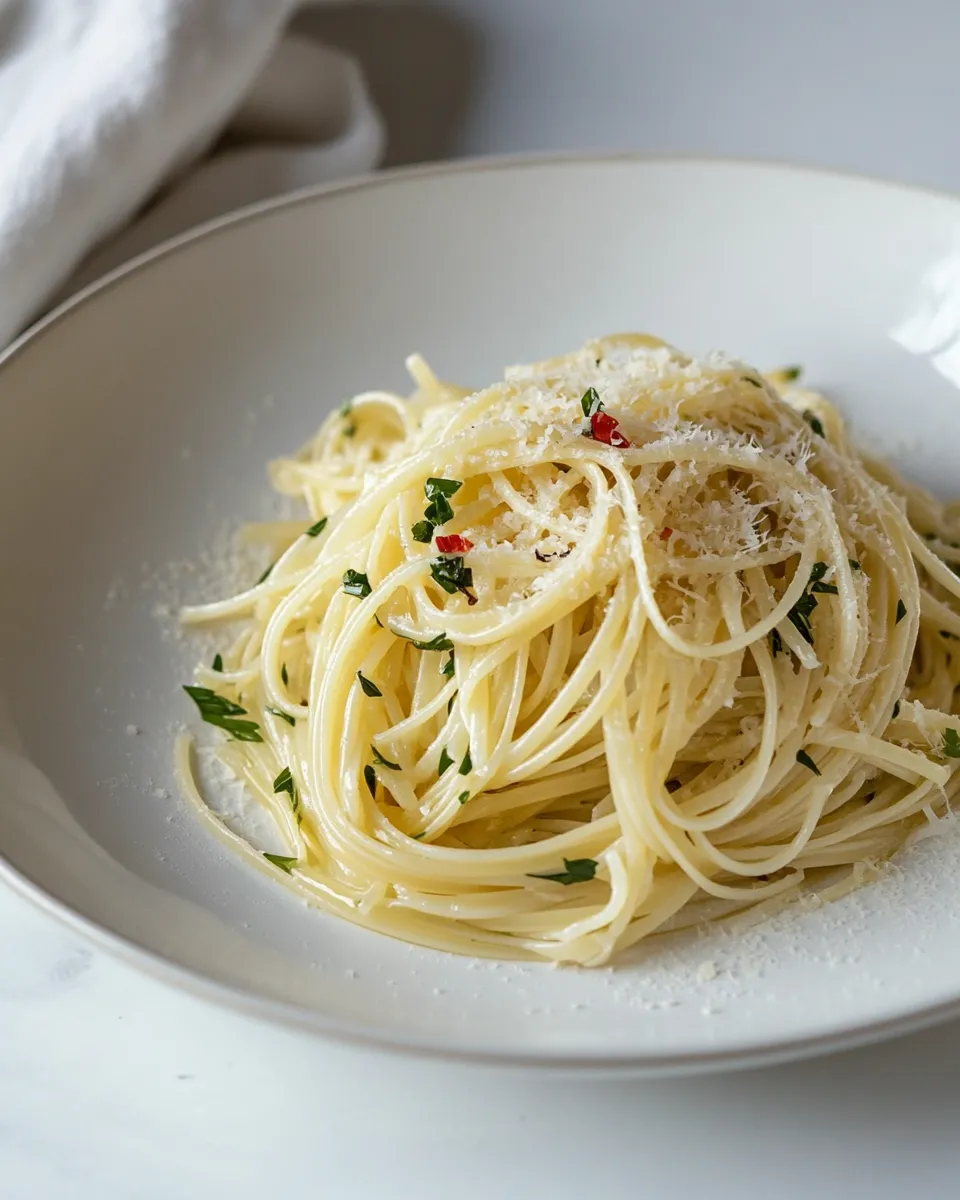 Quick Delicious Angel Hair Pasta shot