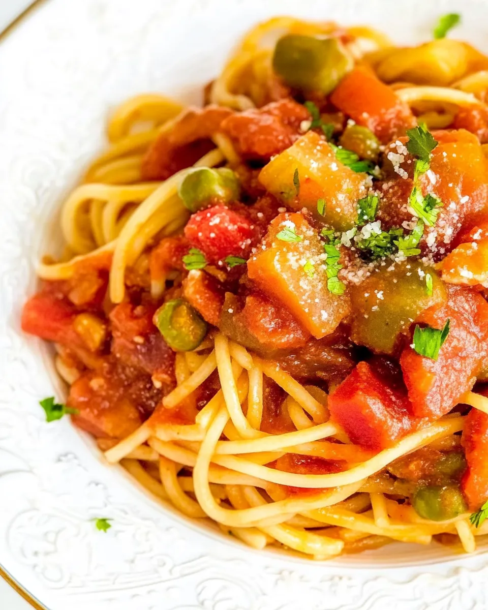 Delicious Dominican Spaghetti (Espaguetis) image