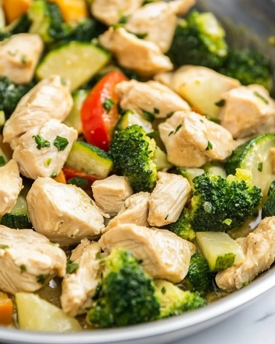 Classic Easy 15-Minute Ranch Chicken and Vegetable Skillet image