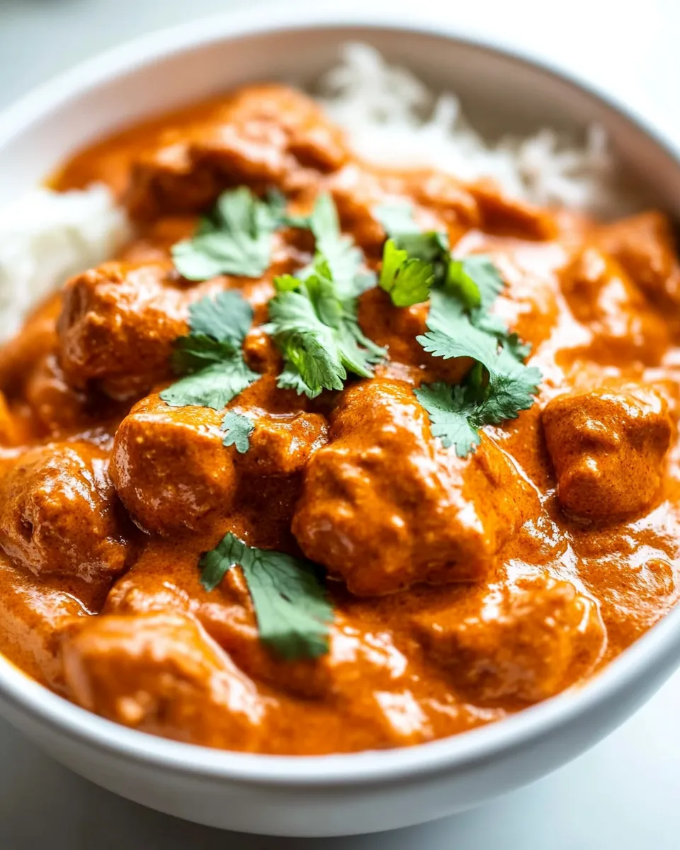 Quick Easy 20 Minute Butter Chicken food shot