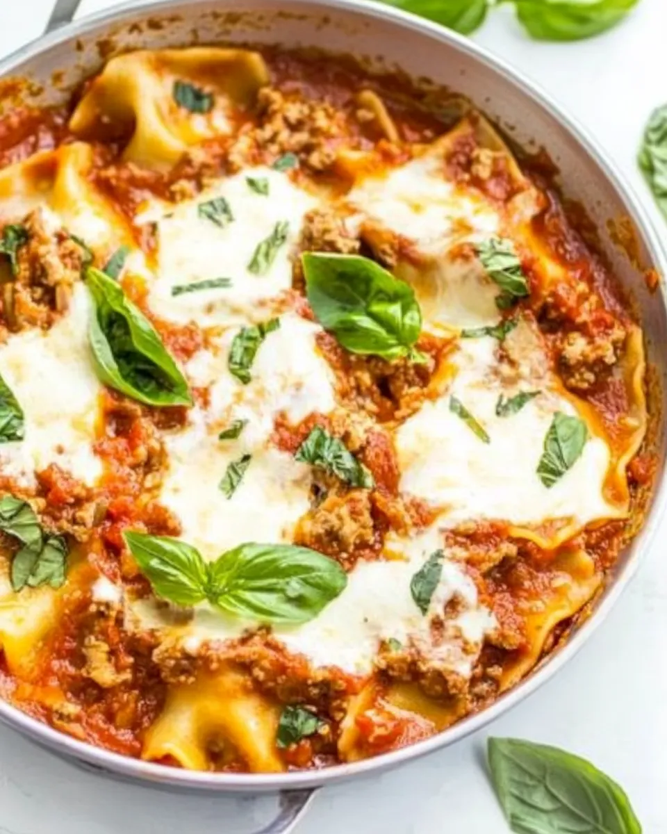 Classic Easy 30-Minute One-Skillet Lasagna image