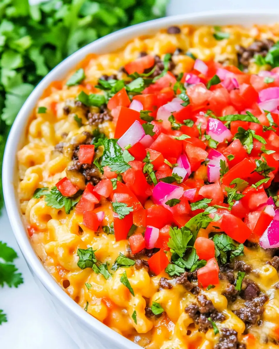Delicious Easy 30-Minute Taco Macaroni and Cheese recipe photo