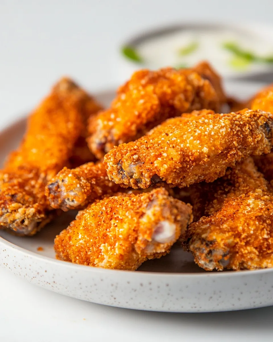 Homemade Easy Air-Fryer Breaded Chicken Wings photo