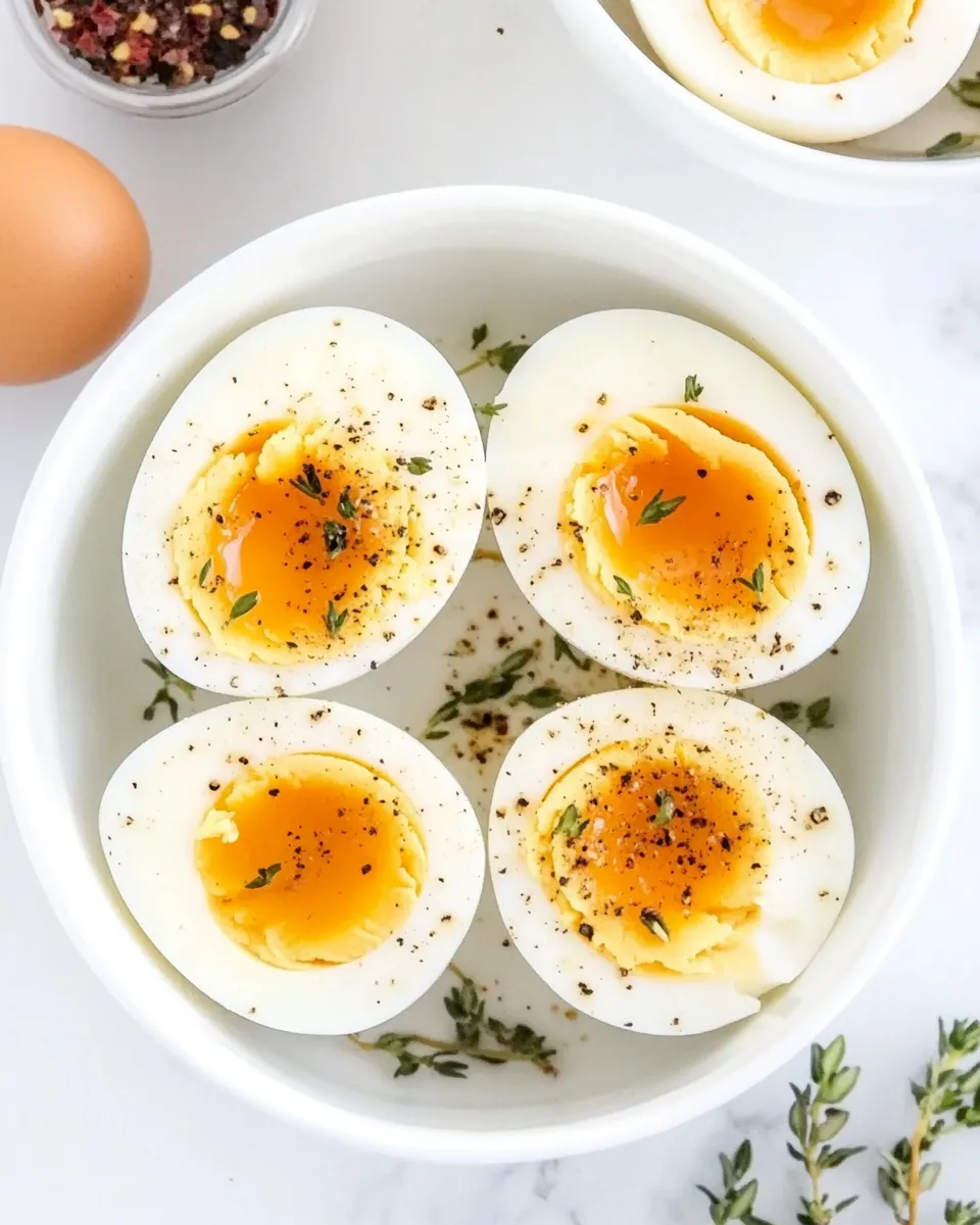 Quick Easy Air Fryer Hard Boiled Eggs Recipe recipe photo