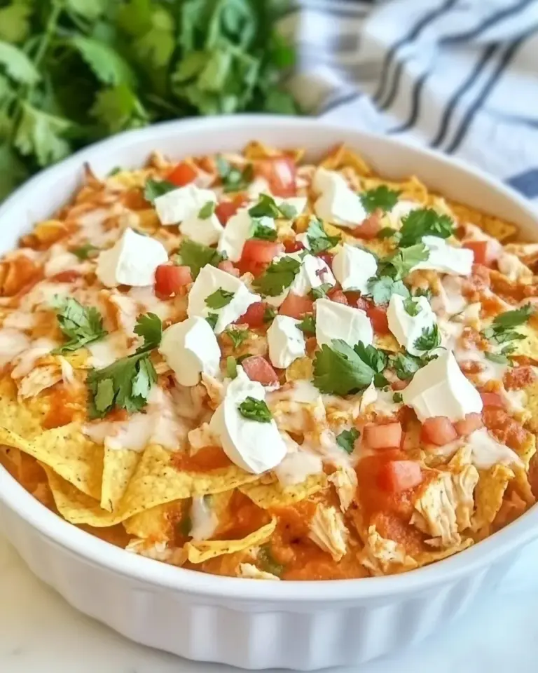 Homemade Easy Baked Chicken Chilaquiles recipe photo
