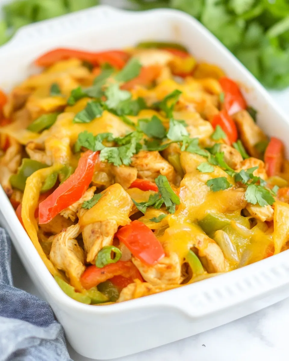 Homemade Easy Baked Chicken Fajitas photo