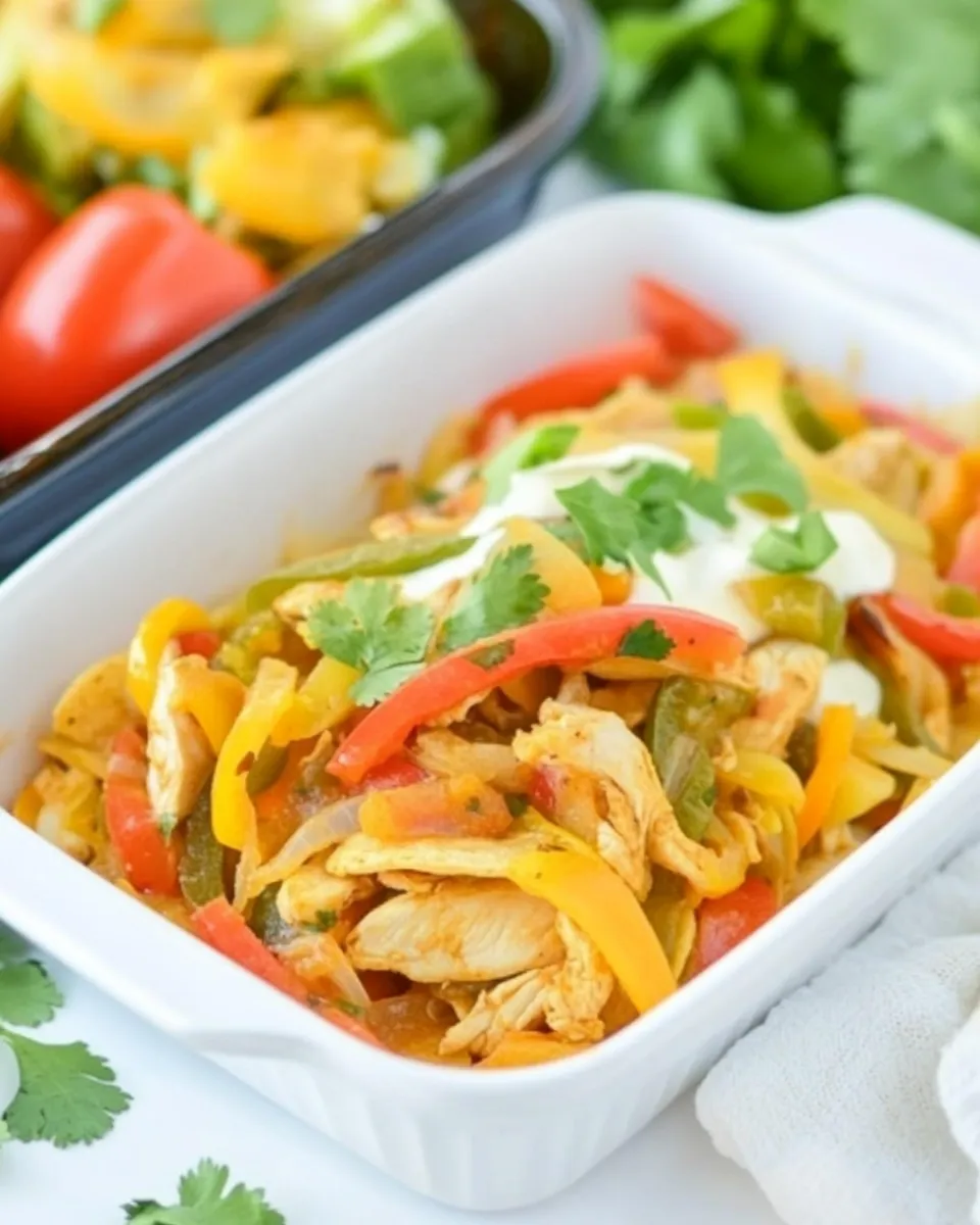 Classic Easy Baked Chicken Fajitas image