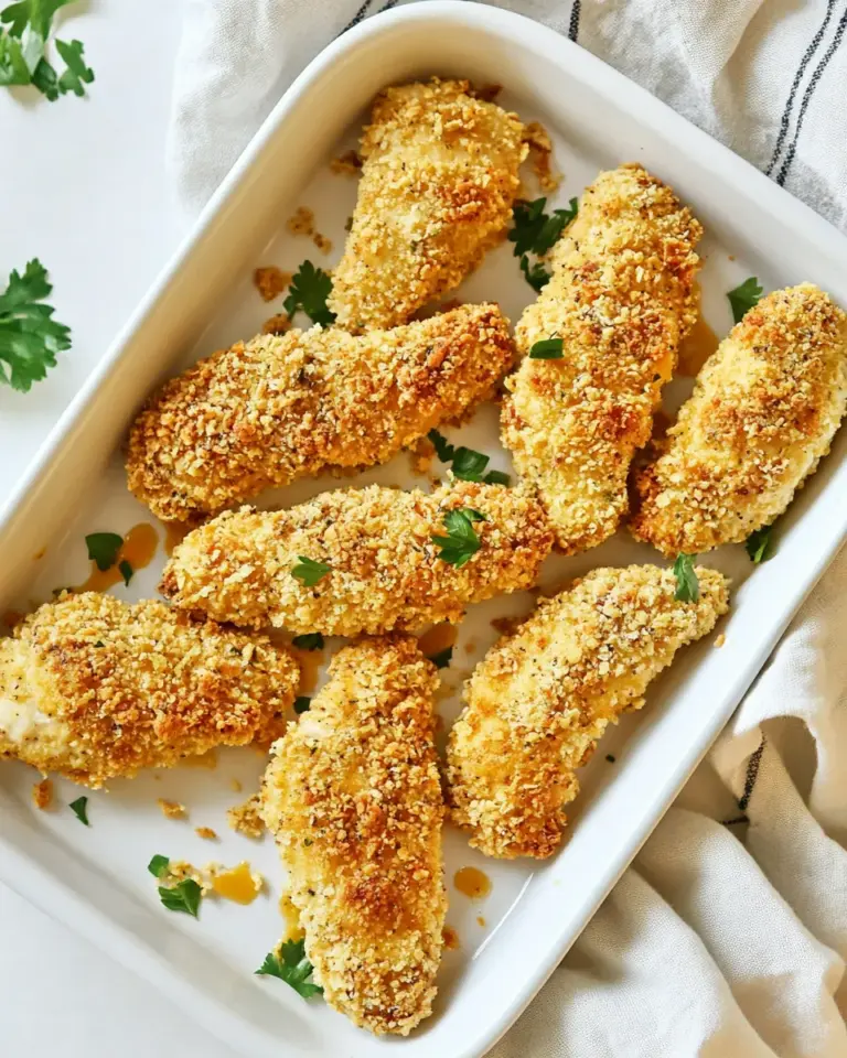 Homemade Easy Baked Chicken Tenders recipe photo