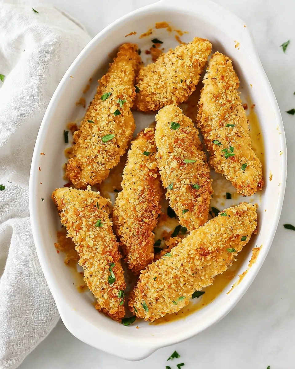 Classic Easy Baked Chicken Tenders dish photo