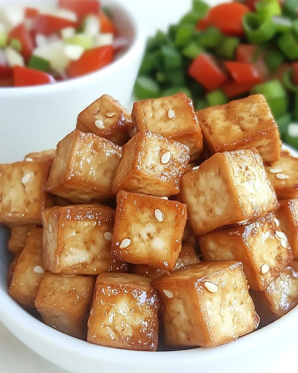 Classic Easy Baked Tofu (Savory!) recipe photo