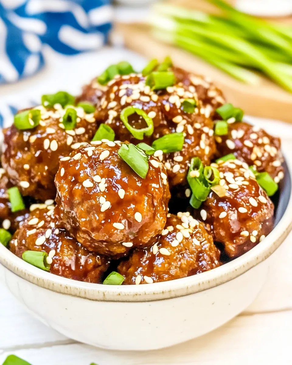 Classic Easy Beef Bulgogi Meatballs image