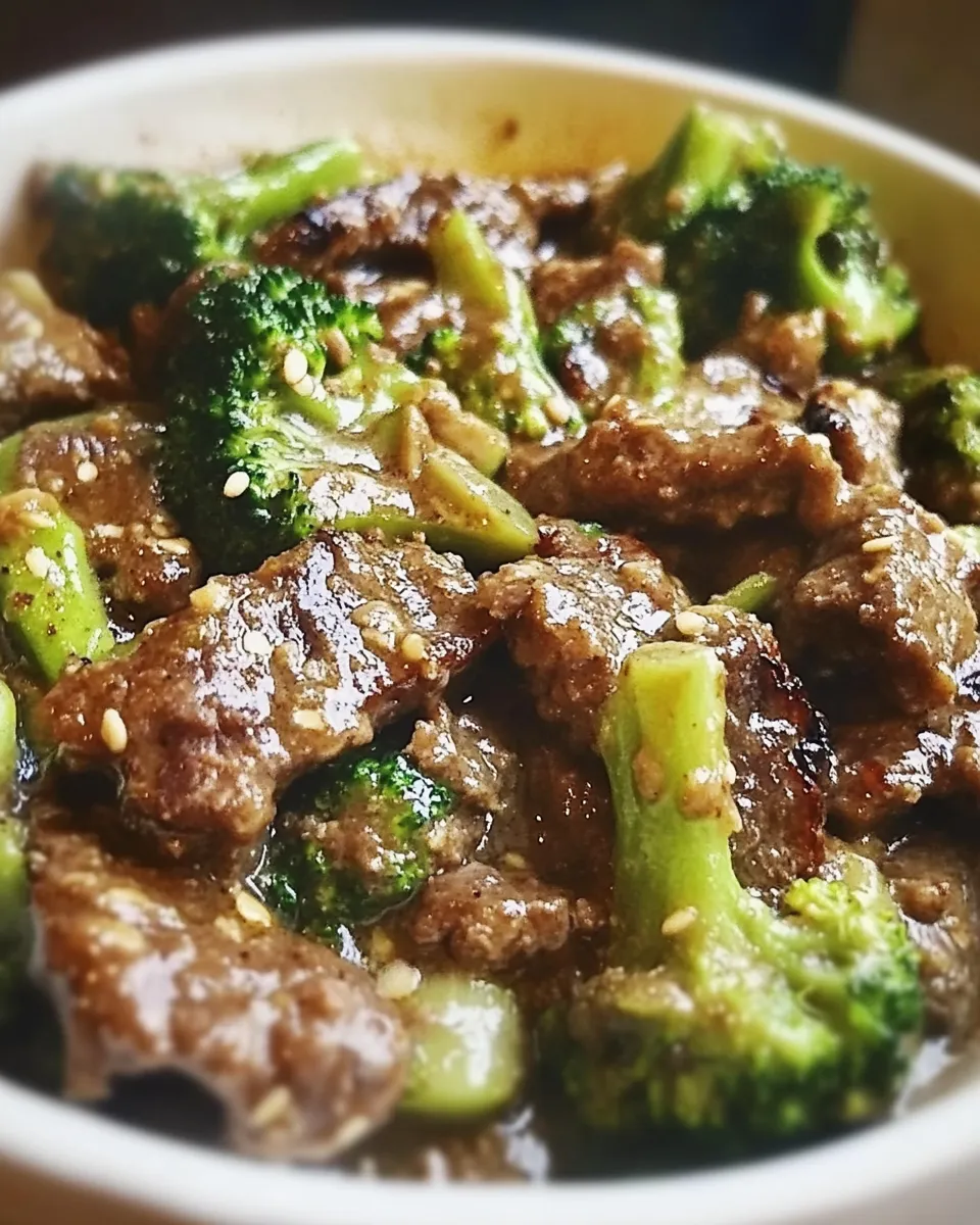 Quick Easy Beef and Broccoli Freezer Meal Recipe food shot