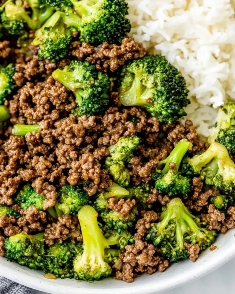 Homemade Easy Beef and Broccoli (with Ground Beef) photo