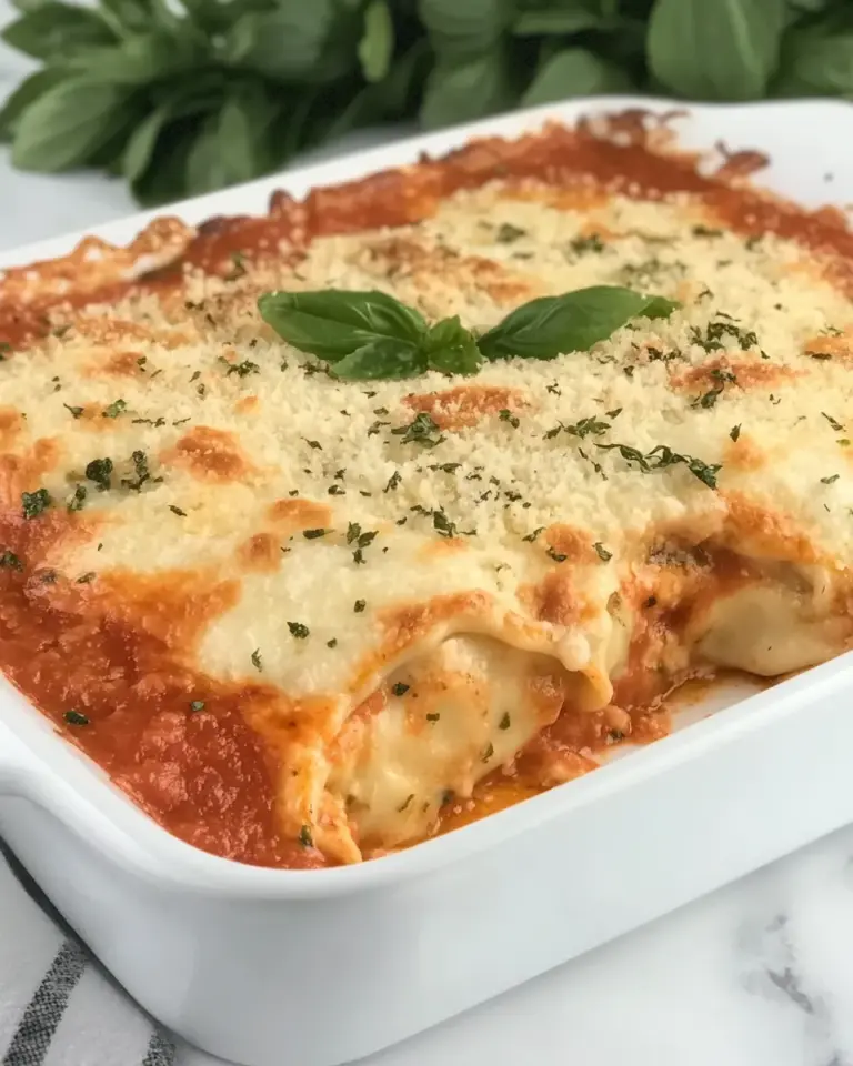 Homemade Easy Cheesy Baked Ravioli (Four Ingredients!) photo