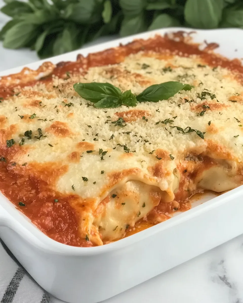 Homemade Easy Cheesy Baked Ravioli (Four Ingredients!) photo