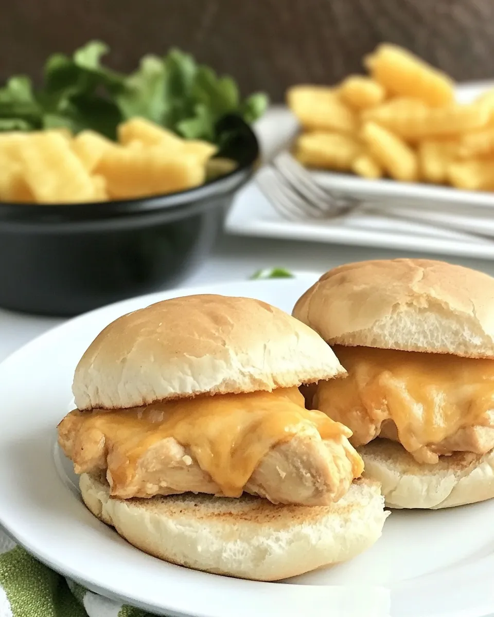 Classic Easy Cheesy Chicken Sandwiches image