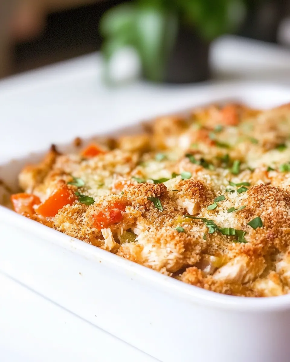 Delicious Easy Chicken Bruschetta Casserole recipe photo