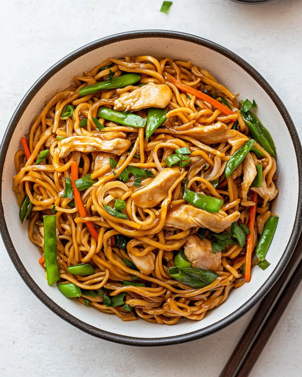Classic Easy Chicken Chow Mein image
