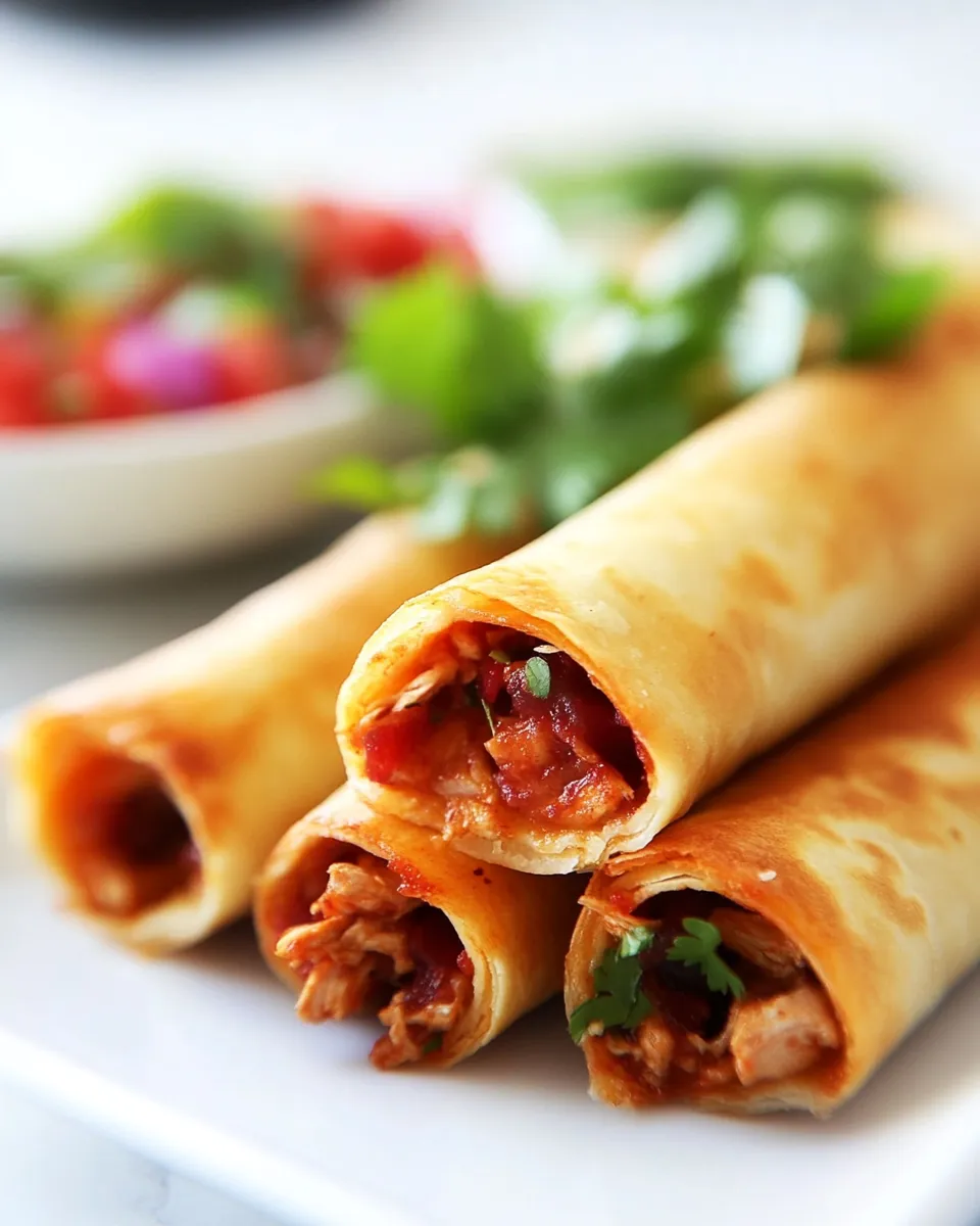Classic Easy Chicken Flautas Recipe image