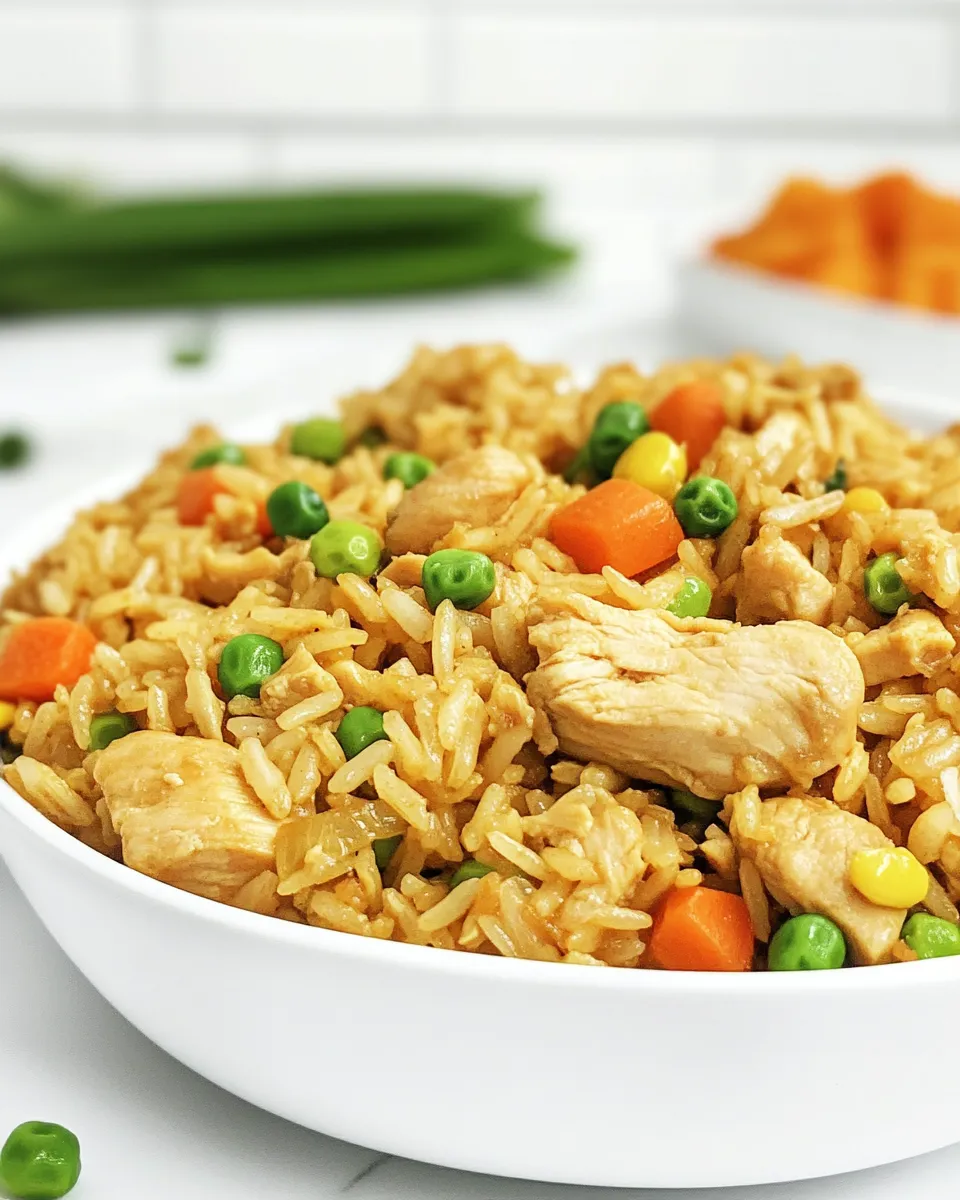 Delicious Easy Chicken Fried Rice (20 min meal) recipe photo