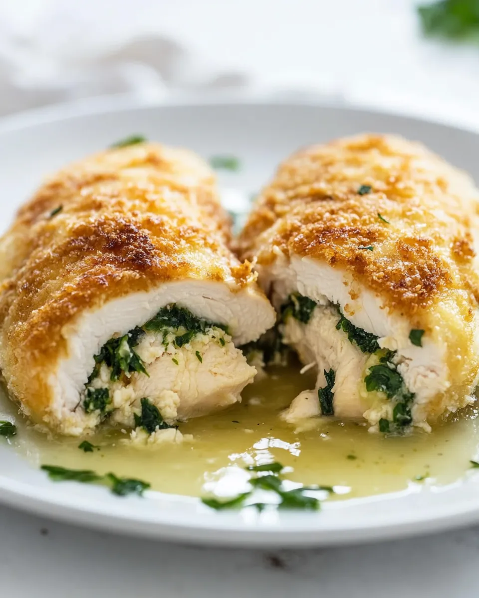 Quick Easy Chicken Kiev shot