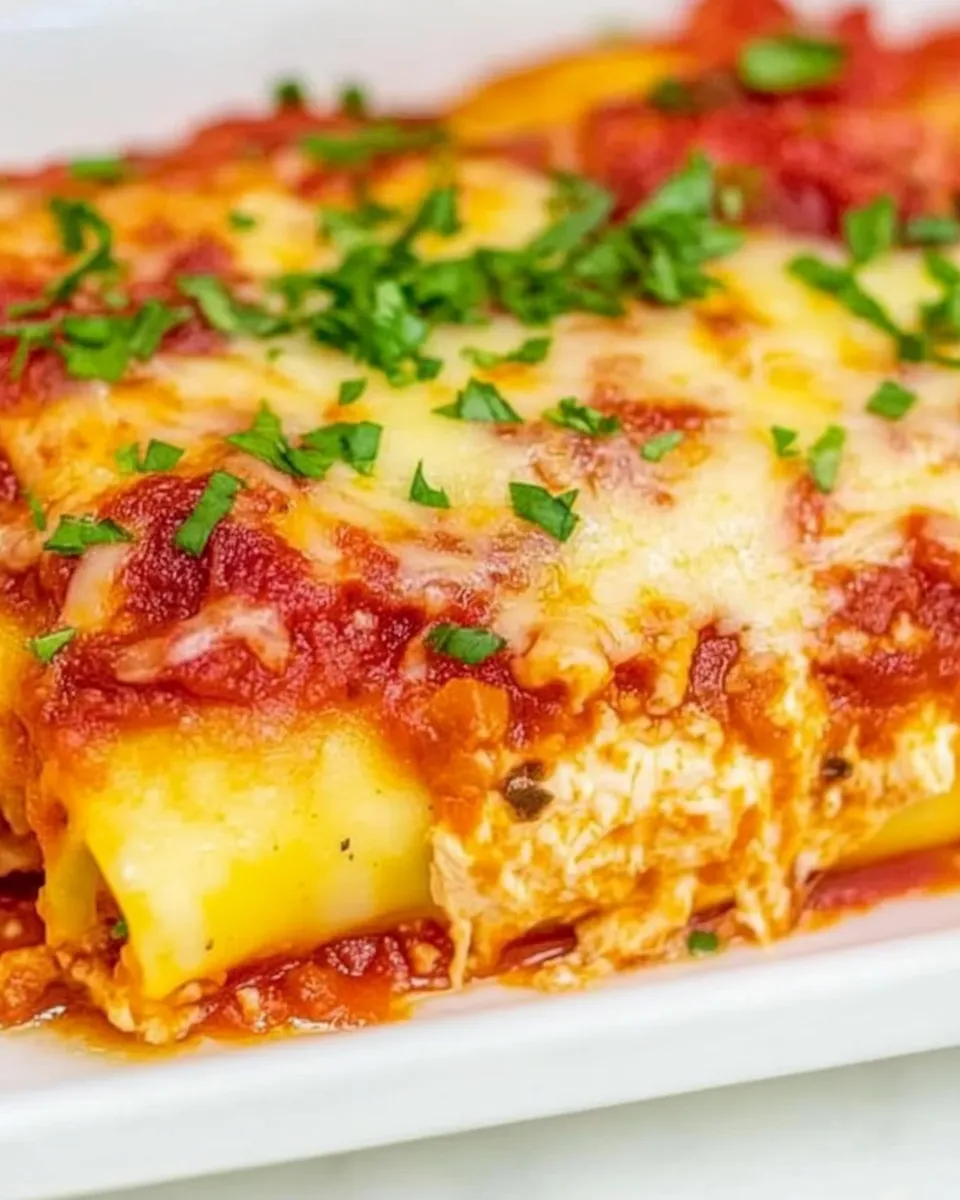 Homemade Easy Chicken Manicotti photo