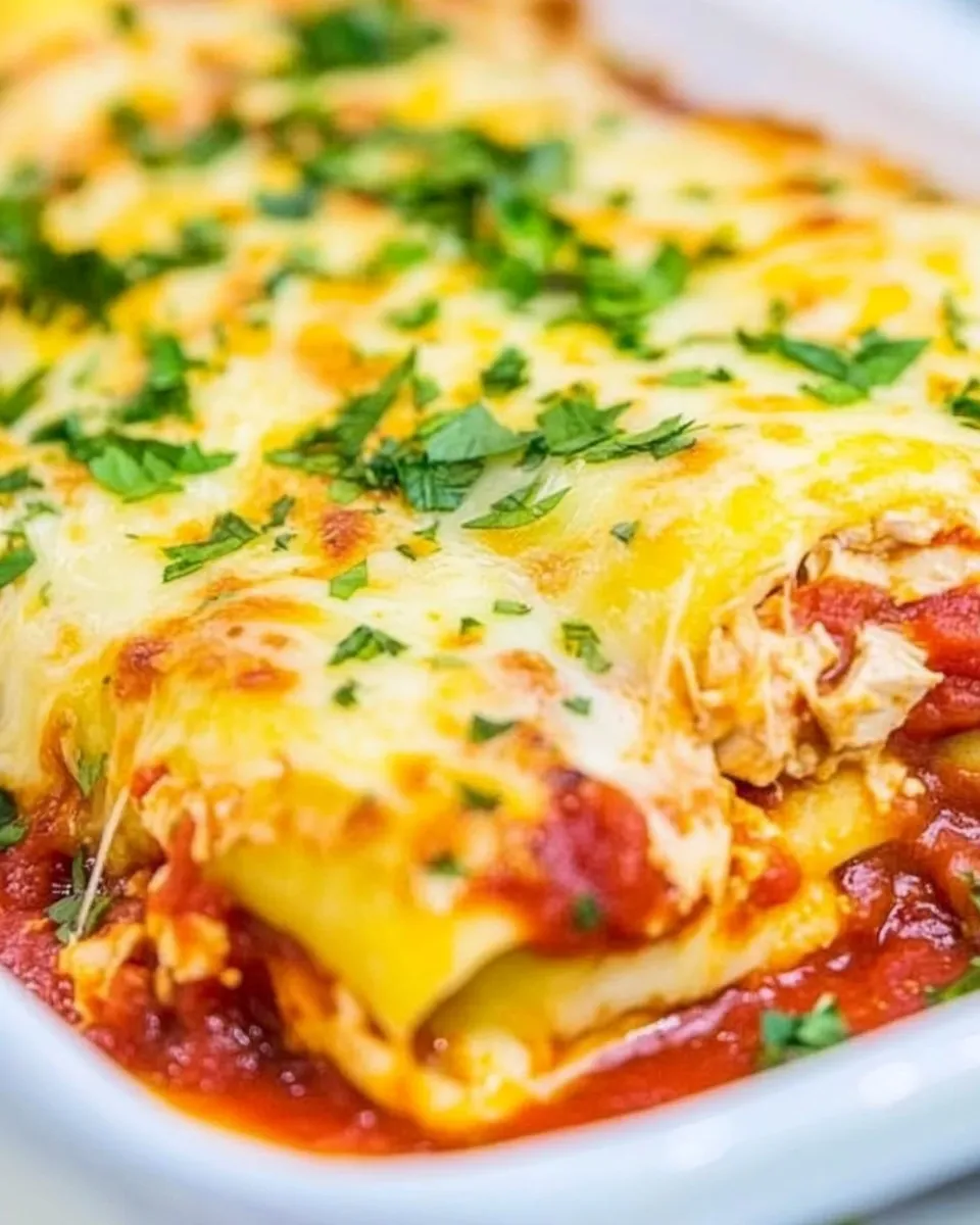 Delicious Easy Chicken Manicotti recipe photo