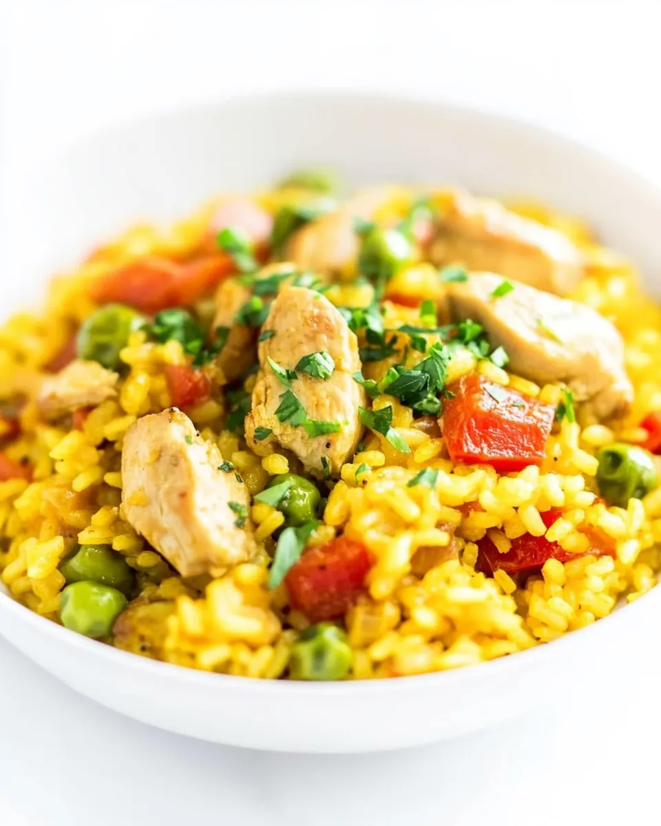 Homemade Easy Chicken Paella recipe photo