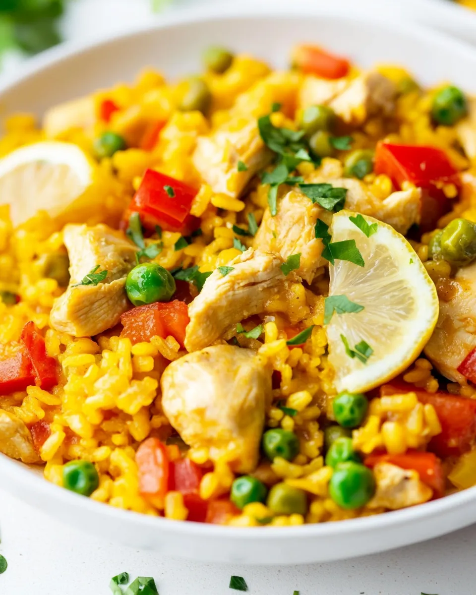 Classic Easy Chicken Paella dish photo