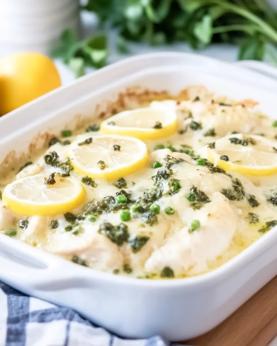 Quick Easy Chicken Piccata Casserole recipe photo
