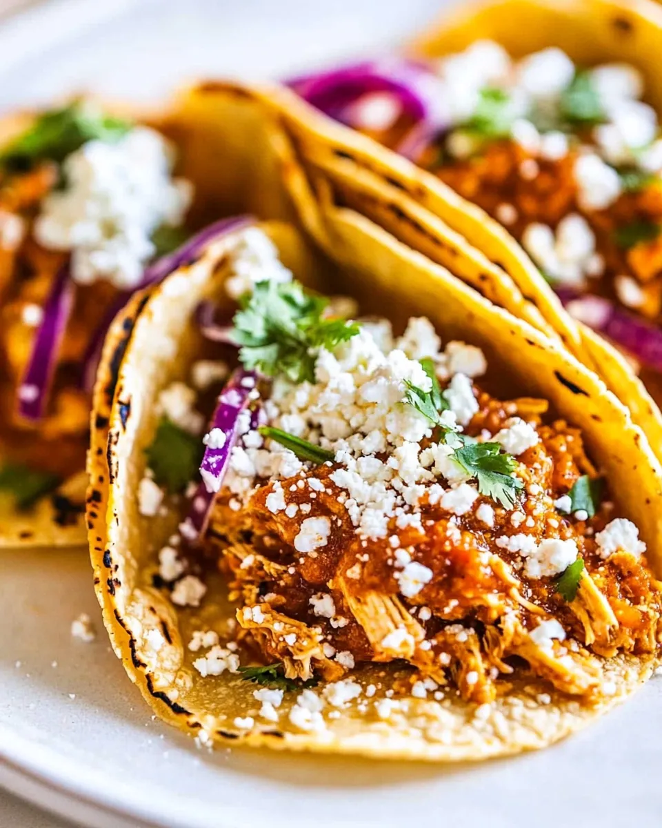 Classic Easy Chicken Tinga Tacos image