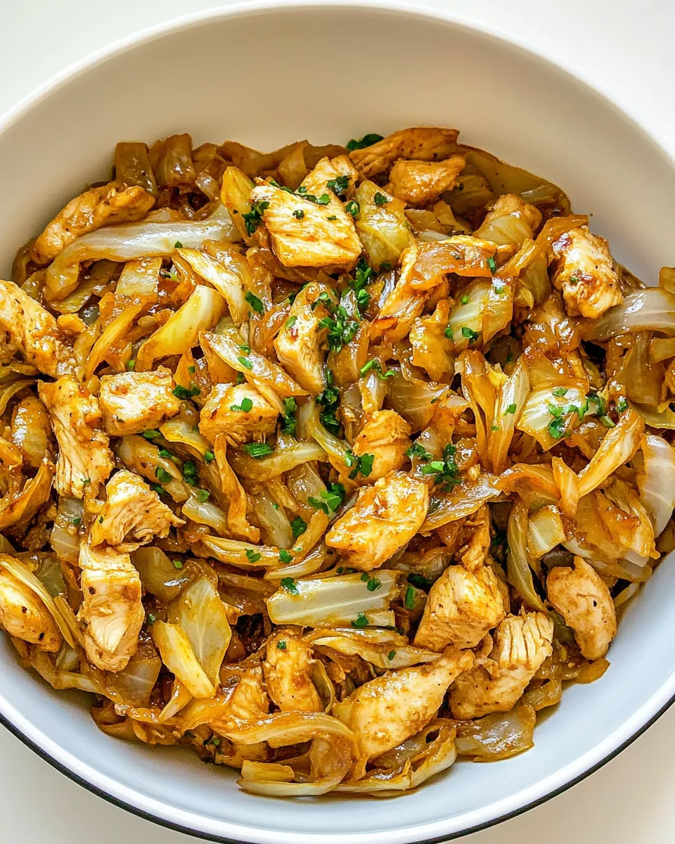 Delicious Easy Chicken and Cabbage Stir Fry recipe photo