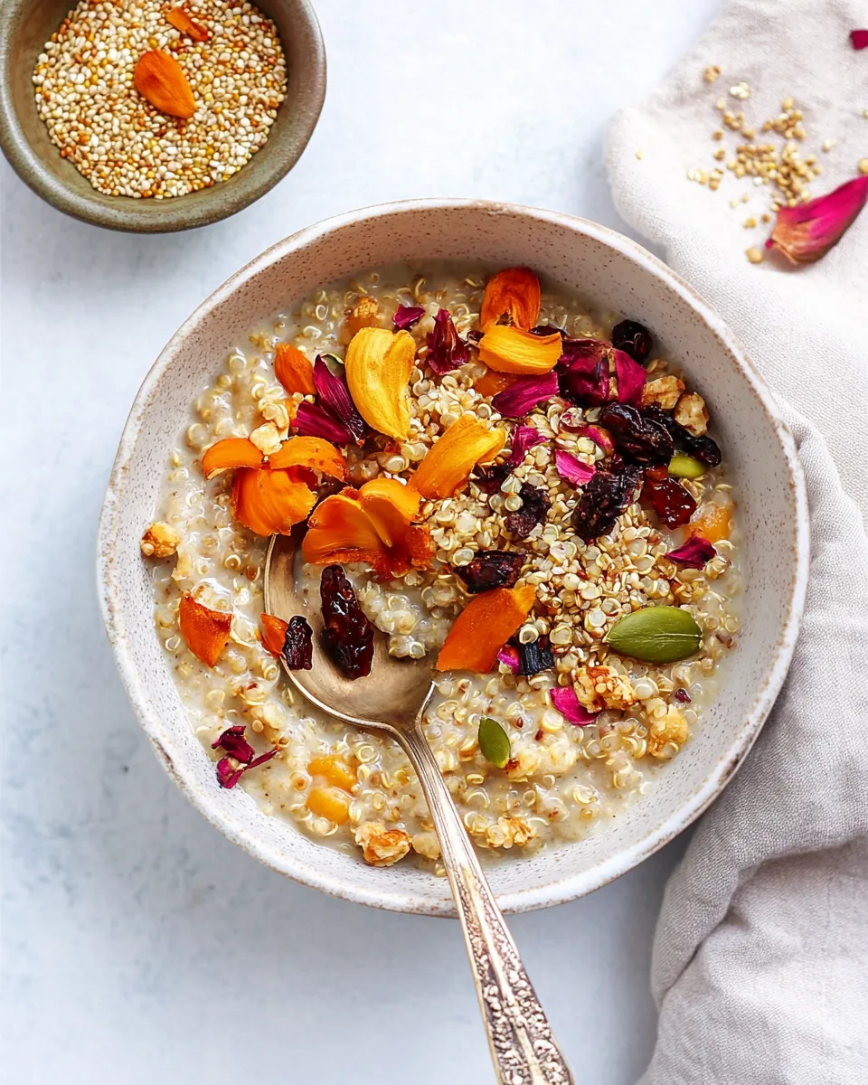 Classic Easy Cracked Freekeh Porridge with Quinoa dish photo