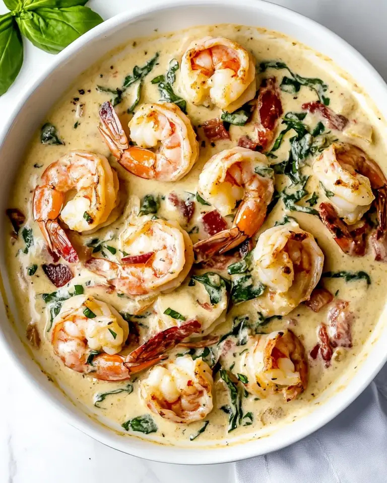 Homemade Easy Creamy Tuscan Shrimp Recipe photo