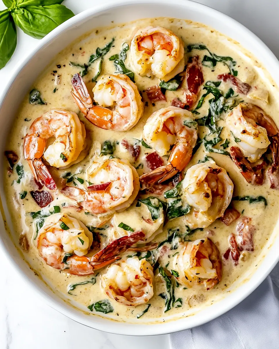 Homemade Easy Creamy Tuscan Shrimp Recipe photo