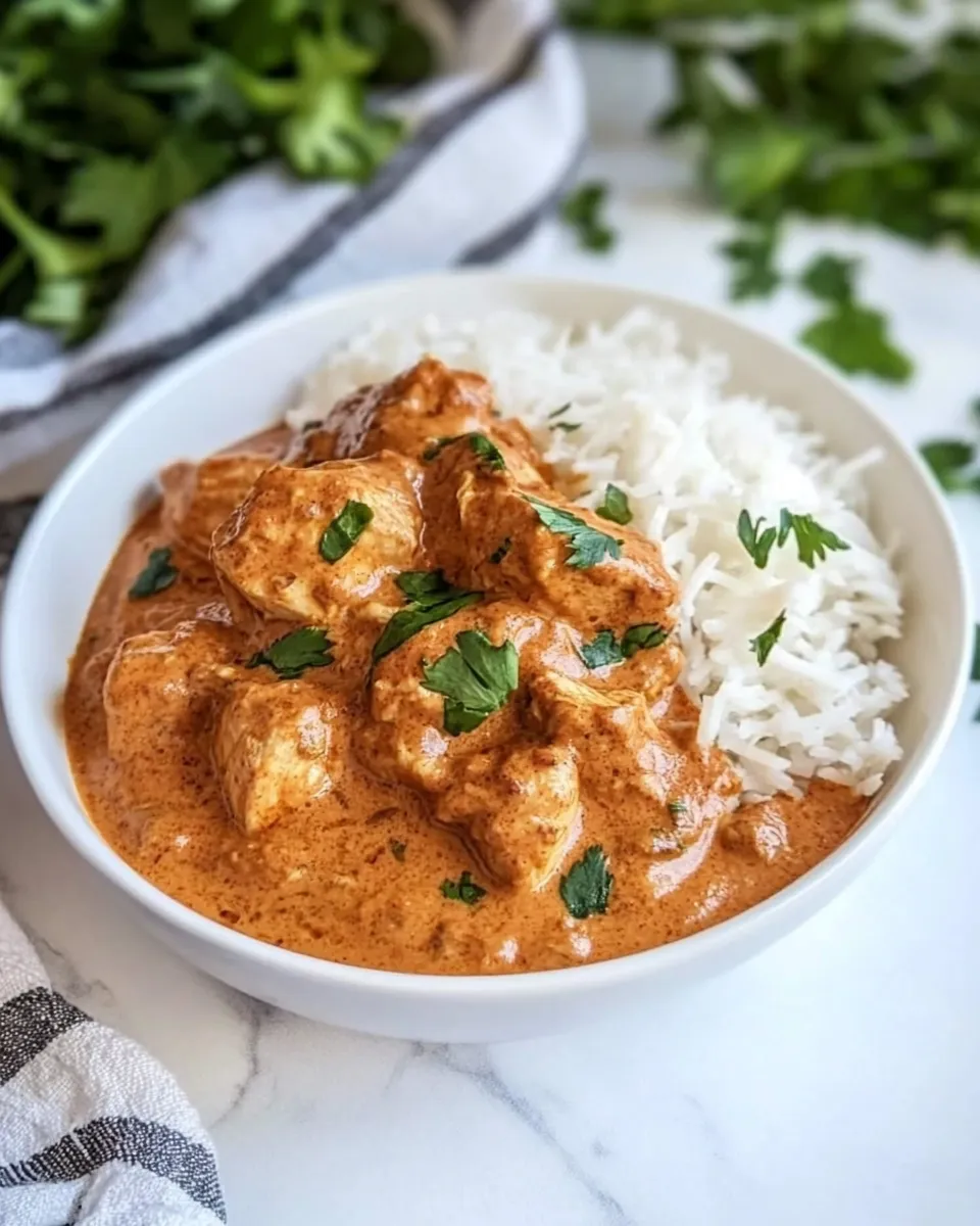 Homemade Easy Crockpot Chicken Tikka Masala photo