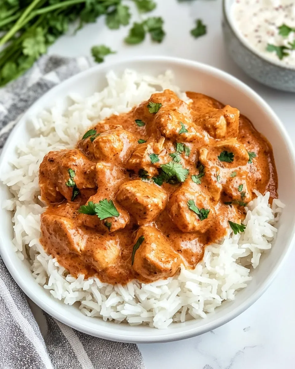 Classic Easy Crockpot Chicken Tikka Masala image