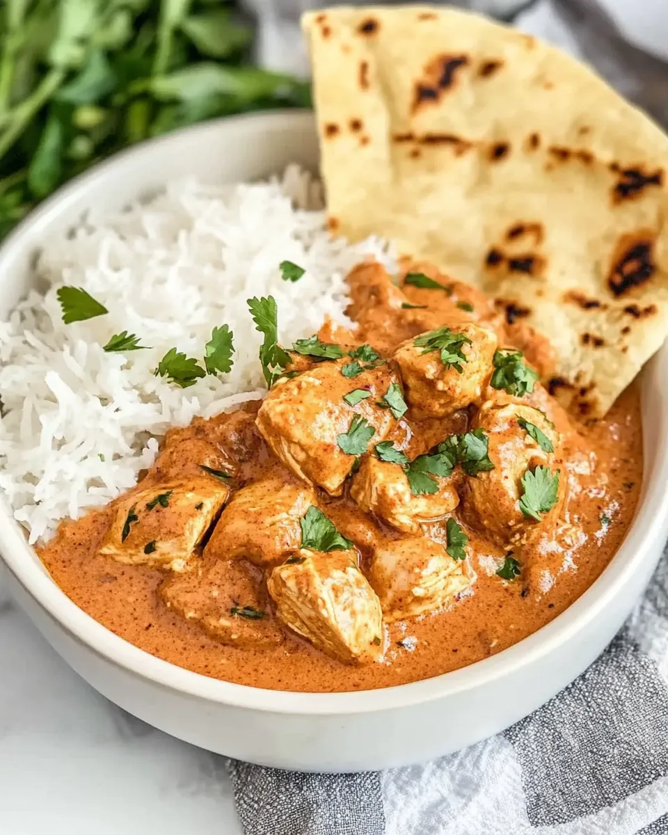 Quick Easy Crockpot Chicken Tikka Masala shot