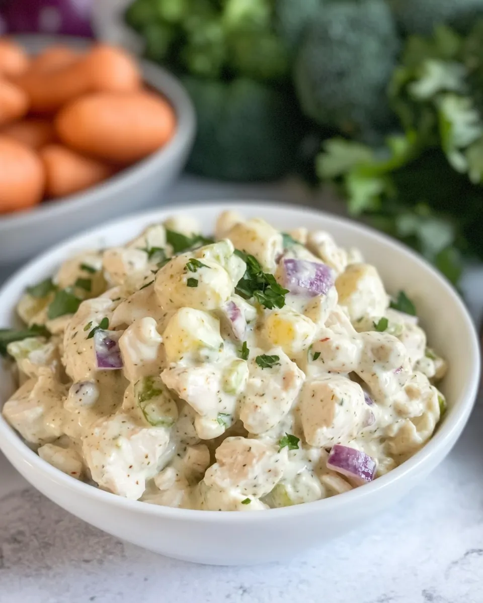 Quick Easy Curried Chicken Salad Recipe dish photo